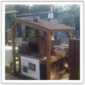 Wood burning domb oven