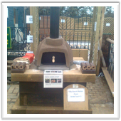 Wood burning domb oven