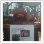 Wood burning domb oven